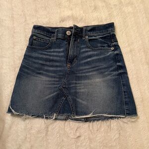 Express denim skirt